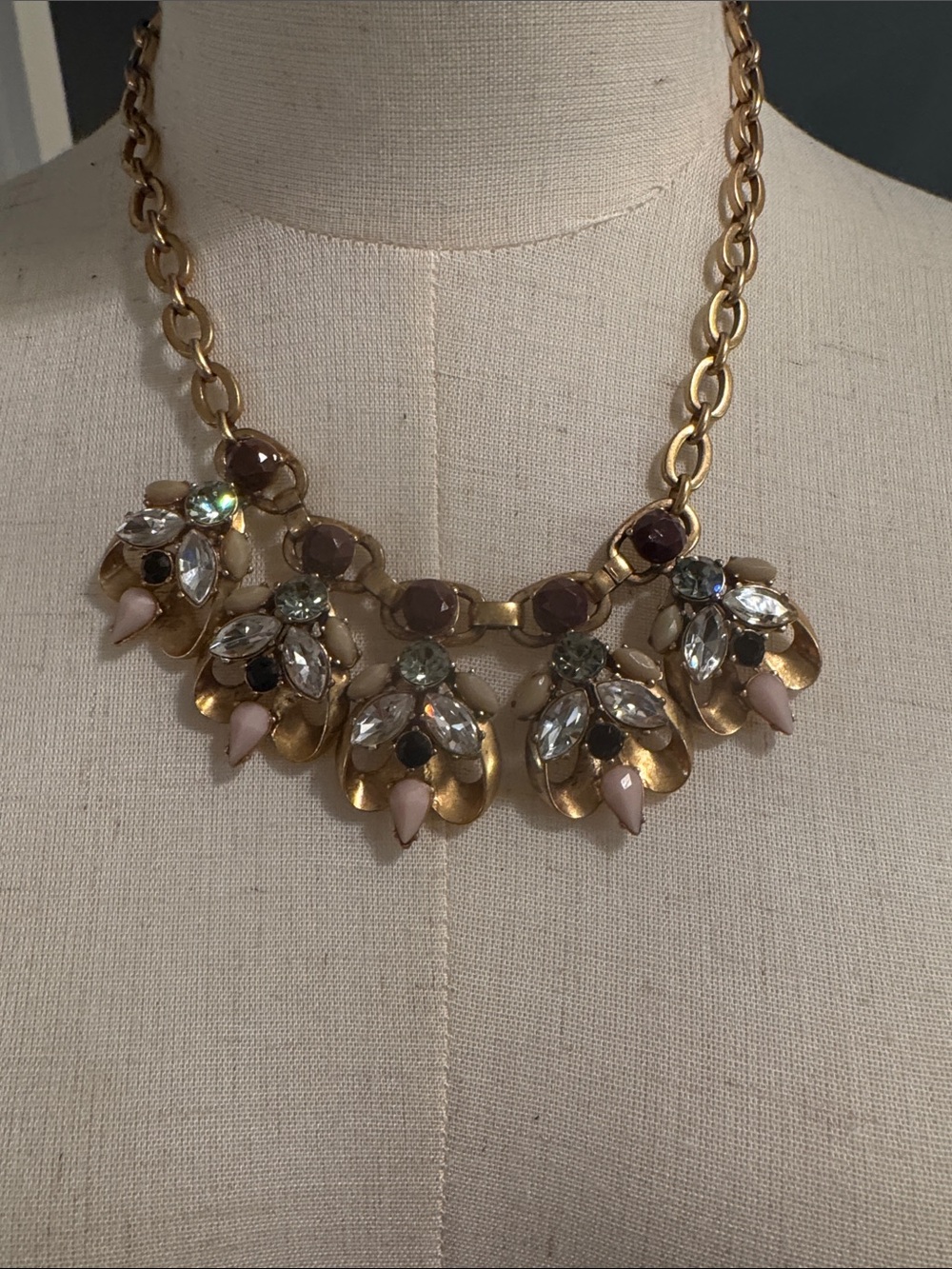 Vintage J. Crew Signed Necklace
. Statement Piece